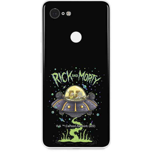 Adult Swim Rick and Morty Spaceship Google Pixel 3 Skin